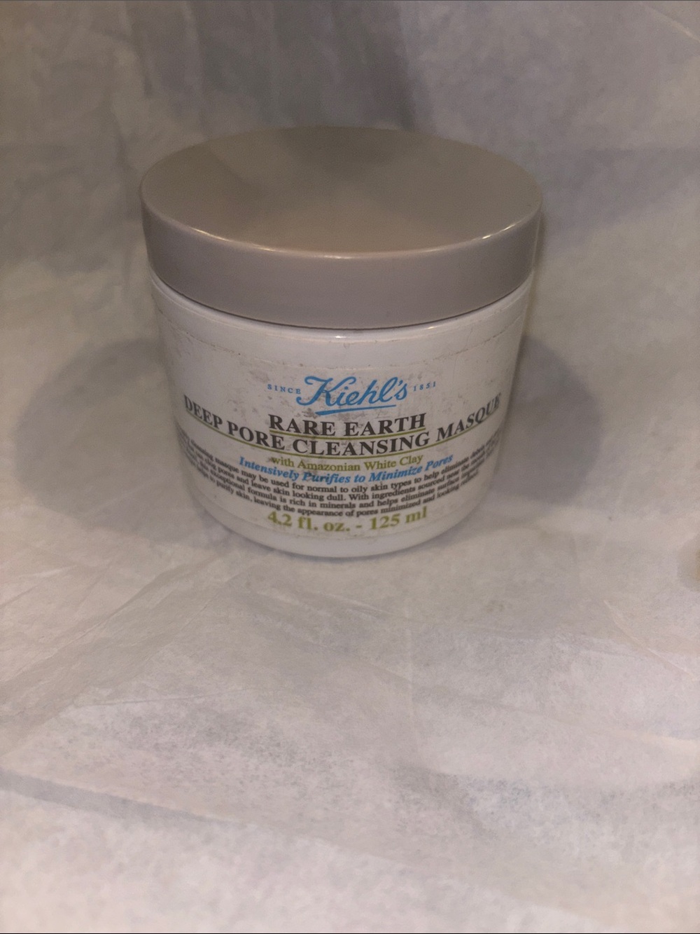 Kiehl's Rare Earth Deep Pore Cleansing Masque - White & Silver